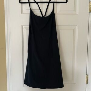 Offline by Aerie Black Backless Active Dress